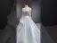 High-end Pool Blue Beading Sequins Prom Dresses 2021 A-Line / Princess High Neck Long Sleeve Sweep Train Formal Dresses