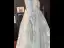 Chic / Beautiful Grey Beading Glitter Flower Birthday Flower Girl Dresses 2024 A-Line / Princess Scoop Neck Sleeveless Backless Bow Floor-Length / Long Tulle