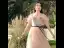 Elegant Pearl Pink Suede Bridesmaid Dresses 2021 A-Line / Princess V-Neck Short Sleeve Backless Floor-Length / Long Wedding Party Dresses