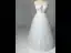 Fairytale White Bow Flower Prom Dresses Sweet 16 Formal Dresses 2024 A-Line / Princess Crossed Straps Floor-Length / Long Backless Tulle Strapless Sleeveless