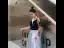 Abordable Bleu Marine Dégradé De Couleur Daim Robe De Soirée 2019 Princesse Col v profond Sans Manches Longue Volants Dos Nu Robe De Ceremonie