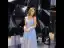 Affordable Sky Blue Summer See-through Evening Dresses  2019 A-Line / Princess Scoop Neck Sleeveless Rhinestone Appliques Lace Beading Glitter Tulle Floor-Length / Long Ruffle Formal Dresses