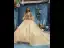 Best Champagne Lace Wedding Dresses 2019 Ball Gown Off-The-Shoulder Puffy 3/4 Sleeve Backless Beading Rhinestone Cathedral Train Ruffle