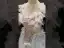 Mode Bleu Ciel Robe De Bal 2021 Robe Boule V-Cou Perlage Perle Faux Diamant Noeud Sans Manches Dos Nu Longue Robe De Ceremonie