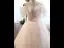 Chic / Belle Blanche Paillettes Appliques Robe De Mariée Courte 2024 Robe Boule De l'épaule Manches Courtes Dos Nu Tulle Mariage