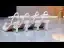 Elegant White Pearl Wedding Shoes 2024 Ankle Strap 8 cm Stiletto Heels Open / Peep Toe Wedding Sandals High Heels