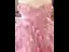 Flower Fairy Blushing Pink Appliques Sequins Birthday Flower Girl Dresses 2024 Ball Gown Scoop Neck Sleeveless Backless Short