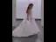 Luxury / Gorgeous Ivory Flower Girl Dresses 2019 A-Line / Princess V-Neck Sleeveless Appliques Lace Beading Glitter Sequins Sweep Train Ruffle Backless Wedding Party Dresses