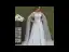 Romantic Silver See-through Evening Dresses  2019 A-Line / Princess Square Neckline 1/2 Sleeves Backless Star Appliques Lace Watteau Train Ruffle Formal Dresses