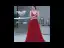 Élégant Bordeaux Robe De Soirée 2019 Princesse Col v profond Sans Manches Faux Diamant Perlage Train De Balayage Volants Dos Nu Robe De Ceremonie