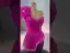 High-end Fuchsia Rhinestone Prom Dresses 2024 Trumpet / Mermaid One-Shoulder Appliques Sleeveless Backless Floor-Length / Long Prom Formal Dresses