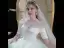 Schlicht Ivory / Creme Durchsichtige Brautkleider / Hochzeitskleider 2019 Ballkleid Eckiger Ausschnitt 1/2 Ärmel Rückenfreies Stoffgürtel Kathedrale Schleppe Rüschen