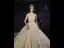 Sparkly Champagne See-through Wedding Dresses 2019 Ball Gown High Neck Cap Sleeves Backless Glitter Sequins Tulle Beading Royal Train Ruffle