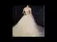 Sparkly Champagne Wedding Dresses 2019 Ball Gown Off-The-Shoulder Short Sleeve Backless Glitter Sequins Tulle Chapel Train Ruffle