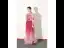 Chinese style Red Gradient-Color See-through Evening Dresses  2019 A-Line / Princess High Neck Bell sleeves Appliques Lace Rhinestone Floor-Length / Long Ruffle Formal Dresses