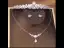 Classic Silver Tiara Necklace Earrings Wedding Accessories 2019 Metal Rhinestone Bridal Jewelry