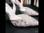 Charmant Ivoire Chaussure De Mariée 2019 Polyester Bride Cheville Perlage Faux Diamant Perle 9 cm Talons Aiguilles À Bout Pointu Mariage Talons Hauts