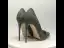 Schöne Armeegrün Abend Pumps 2019 Polyester Schlangenhautmuster 12 cm Stilettos Spitzschuh Pumps