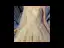 Chic / Belle Champagne Robe De Mariée 2019 Robe Boule Bretelles Spaghetti Sans Manches Dos Nu Glitter Appliques En Dentelle Perlage Cathedral Train Volants