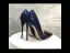 Classy Royal Blue Casual Pumps 2019 Leather Snakeskin Print 12 cm Stiletto Heels Pointed Toe Pumps