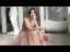 Affordable Champagne See-through Bridesmaid Dresses 2020 A-Line / Princess Appliques Lace Floor-Length / Long Backless Ruffle Wedding Party Dresses
