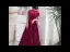 Élégant Bordeaux Transparentes Robe De Soirée 2019 Princesse Encolure Dégagée Manches Courtes Dos Nu Appliques En Dentelle Perlage Faux Diamant Ceinture Longue Volants Robe De Ceremonie
