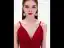 Élégant Couleur Unie Bordeaux Robe De Soirée 2020 Princesse Bretelles Spaghetti Sans Manches Dos Nu Longue Robe De Ceremonie