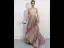 High End Pink Abendkleider 2020 A Linie V-Ausschnitt Kurze Ärmel Glanz Polyester Perlenstickerei Sweep / Pinsel Zug Rückenfreies Festliche Kleider