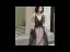 Sexy Noire Robe De Soirée 2020 Princesse Bretelles Spaghetti Sans Manches Appliques En Dentelle Perlage Longue Volants Dos Nu Robe De Ceremonie