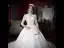 Chic Ivoire Robe De Mariée 2020 Princesse En Dentelle Perlage Étoile Paillettes Perle V-Cou Dos Nu 3/4 Manches Cathedral Train