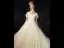 Luxe Champagne Robe De Mariée 2020 Princesse Encolure Carrée En Dentelle Fleur Appliques Faux Diamant Perle Sans Manches Dos Nu Royal Train