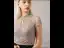 High-end Black Evening Dresses  2020 Trumpet / Mermaid Scoop Neck Handmade  Beading Crystal Rhinestone Short Sleeve Floor-Length / Long Formal Dresses