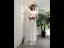 Chic / Belle Ivoire Plage Robe De Mariée 2020 Princesse Col Haut Transparentes 3/4 Manches Appliques En Dentelle Longue Volants