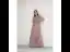Snygga / Fina Pärla Rosa Genomskinliga Aftonklänningar 2020 Prinsessa Fyrkantig Ringning 1/2 ärm Appliqués Spets Långa Ruffle Halterneck Formella Klänningar