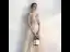 Chic / Belle Champagne Robe De Soirée 2020 Princesse Bretelles Spaghetti V-Cou Sans Manches Tachetée Tulle Appliques En Dentelle Perlage Longue Volants Dos Nu Robe De Ceremonie