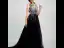 Charmant Argenté Robe De Soirée 2020 Princesse V-Cou Perlage Paillettes Sans Manches Dos Nu Train De Balayage Robe De Ceremonie