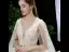 Luxury / Gorgeous Champagne Wedding Dresses 2020 A-Line / Princess V-Neck Beading Sequins Pearl Crystal Lace Flower Short Sleeve Backless Cathedral Train