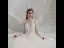 Haut de Gamme Ivoire Robe De Mariée 2020 Robe Boule Encolure Dégagée Perlage Faux Diamant En Dentelle Fleur Manches Longues Dos Nu Royal Train