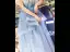 Chic / Beautiful Pool Blue Glitter Evening Dresses  2020 A-Line / Princess Off-The-Shoulder Sequins Sleeveless Backless Cascading Ruffles Floor-Length / Long Formal Dresses
