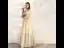 Elegant Champagne Grey See-through Evening Dresses  2020 A-Line / Princess High Neck Short Sleeve Beading Floor-Length / Long Ruffle Formal Dresses