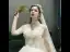 Elegant High-end Champagne Wedding Dresses 2020 Ball Gown High Neck Beading Sequins Appliques 3/4 Sleeve Backless Royal Train