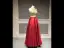 2 Piece Red Gold Satin Evening Dresses  2020 A-Line / Princess Scoop Neck Sleeveless Sequins Beading Floor-Length / Long Ruffle Backless Formal Dresses