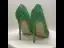Sparkly Green Evening Party Pumps 2020 Sequins 12 cm Stiletto Heels Pointed Toe Pumps