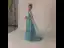 Frozen movie-kostuum Jade Groen Pailletten Verjaardag Bloemenmeisjes Jurken 2020 A lijn Ronde Hals Doorzichtige 3/4 Mouwen Rhinestone Watteau Train Ruglooze Jurken Voor Bruiloft