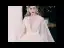 Romantisch Champagner Hochzeits Brautkleider / Hochzeitskleider Mit Schal 2020 Ballkleid Tiefer V-Ausschnitt Ärmellos Rückenfreies Glanz Tülle Applikationen Perlenstickerei Watteau-falte Rüschen