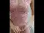 Illusion Pearl Pink Pierced Evening Dresses  2020 Trumpet / Mermaid Deep V-Neck Sleeveless Appliques Lace Beading Sweep Train Ruffle Backless Formal Dresses