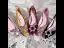 Abordable Noire Cocktail Faux Diamant Escarpins 2020 9 cm Talons Aiguilles À Bout Pointu Escarpins