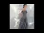 Starry Sky Grey Dancing Prom Dresses 2020 A-Line / Princess Off-The-Shoulder Short Sleeve Glitter Tulle Floor-Length / Long Backless Formal Dresses