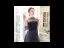 Élégant Bleu Marine Transparentes Robe De Soirée 2020 Princesse Col Haut 3/4 Manches Ceinture Faux Diamant Glitter Tulle Train De Balayage Volants Dos Nu