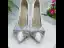 Fabulous Ivory Wedding Shoes 2020 Rhinestone Bow 11 cm Stiletto Heels Pointed Toe Wedding Pumps